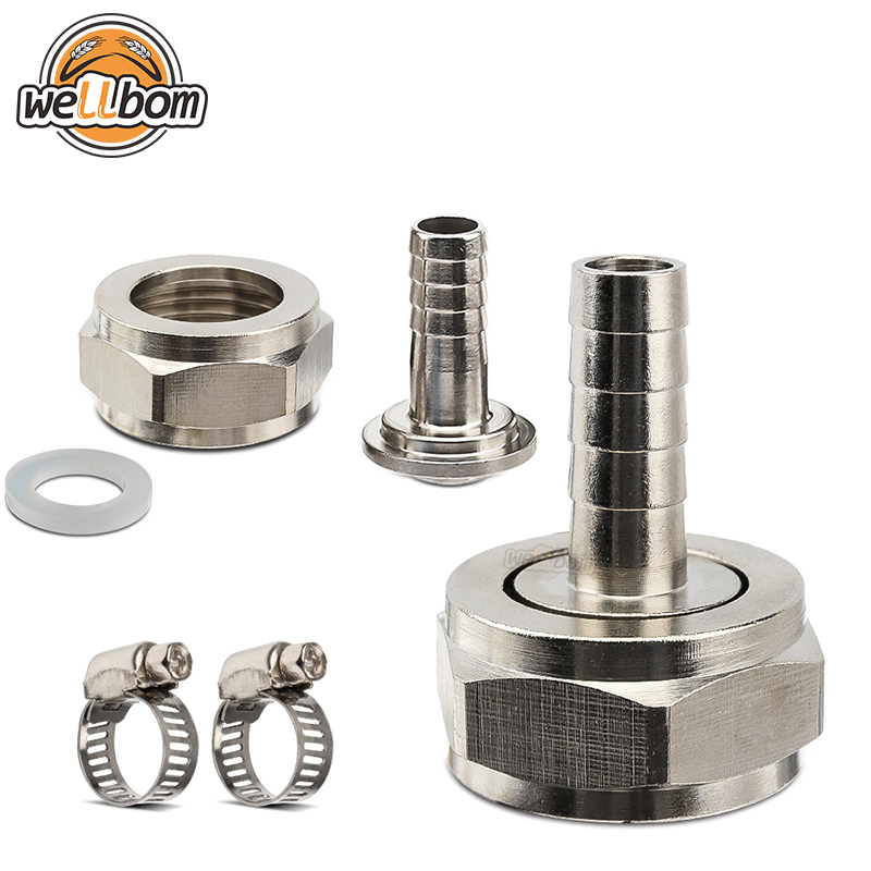 Connector Kit for Beer Lines,5/16" Straight Barb tail Use with G5/8 Hex Nut For Keg Coupler Beer Faucet,Tumi - The official and most comprehensive assortment of travel, business, handbags, wallets and more.